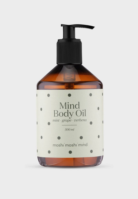 Body Oil med doft av druva, verbena och mynta