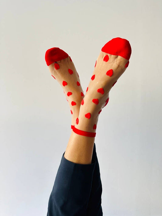 Laure – Ankelsockor med hjärtan