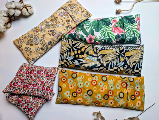 Värmekudde med fyllning av körsbärskärnor