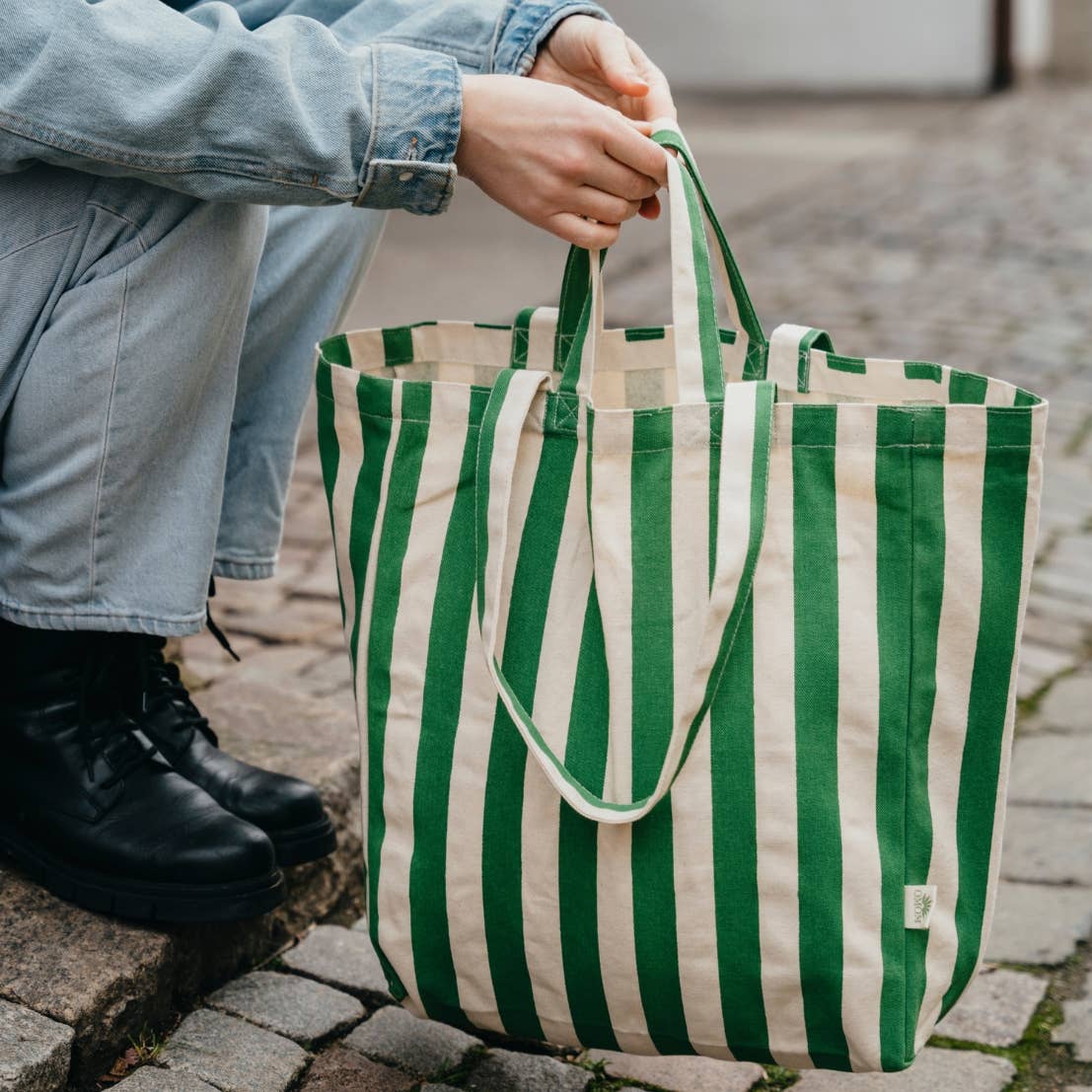 Randig Tygkasse Original - OMOM